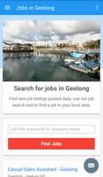 Jobs in Geelong, Australia Affiche