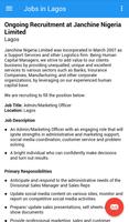 Jobs in Lagos, Nigeria imagem de tela 3