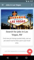 Jobs in Las Vegas, NV, USA پوسٹر