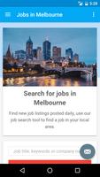 Jobs in Melbourne, Australia الملصق