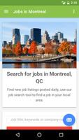 Jobs in Montreal, Canada পোস্টার