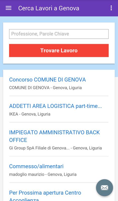 Offerte Di Lavoro Genova For Android Apk Download