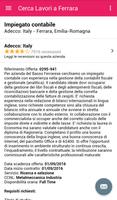 Offerte di Lavoro Ferrara screenshot 3