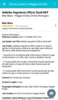 Offerte Lavoro Reggio Emilia capture d'écran 3