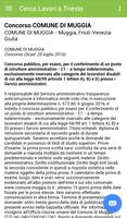 Offerte di Lavoro Trieste capture d'écran 3