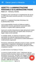 Offerte di Lavoro Venezia syot layar 3