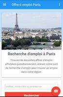 Poster Offre d emploi Paris