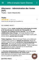 Offre d emploi Saint-Étienne screenshot 3