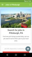 پوستر Jobs in Pittsburgh, PA, USA