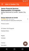 Jobs in Quebec City, Canada capture d'écran 3