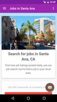 Jobs in Santa Ana, CA, USA पोस्टर