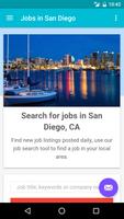 Jobs in San Diego, CA, USA Affiche
