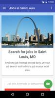 Jobs in Saint Louis, MO, USA الملصق