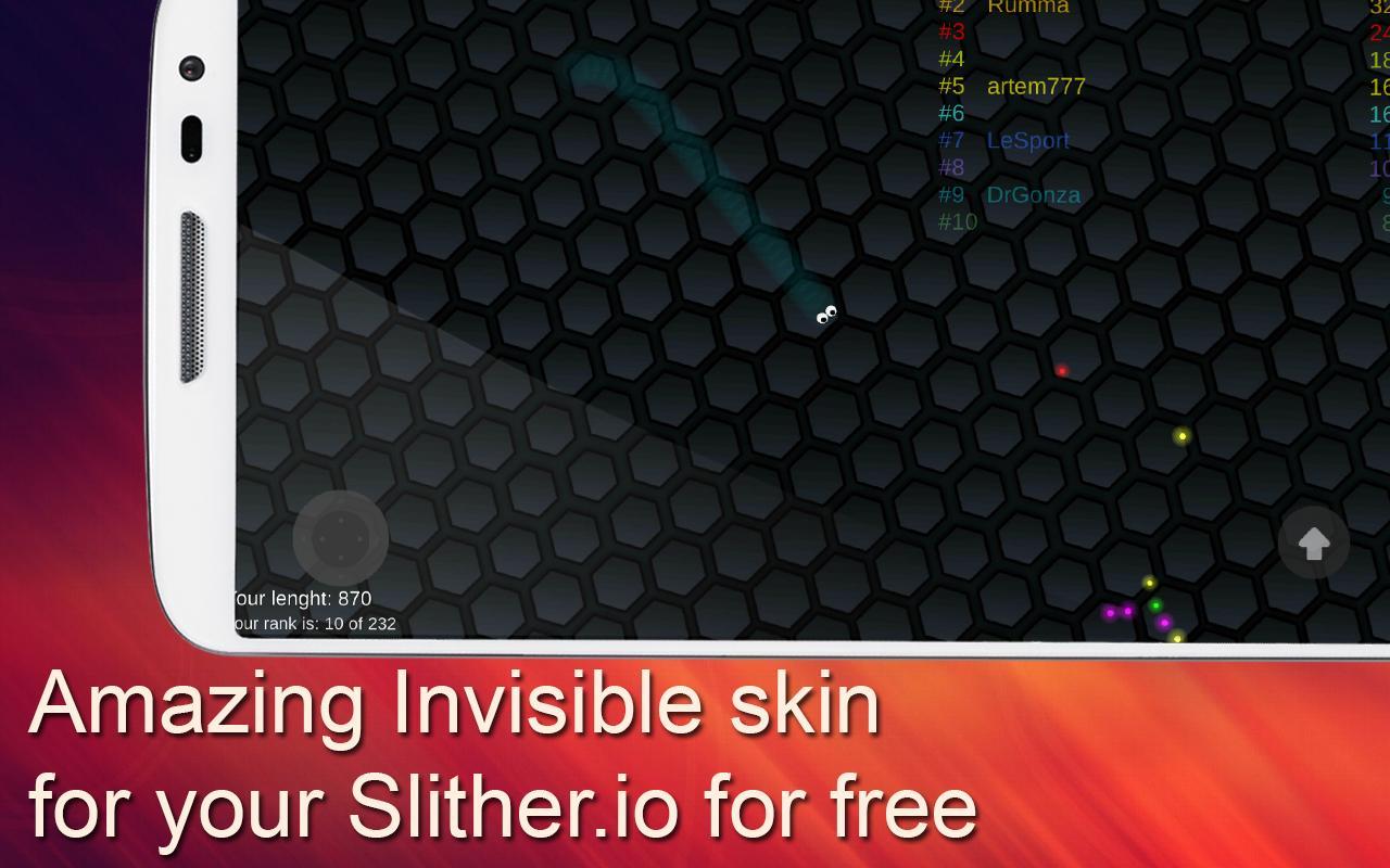 Invisible Cover For Super Slither Io For Android Apk Download