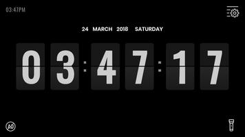Flip Clock penulis hantaran