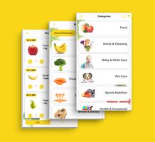 Full Template Multipurpose eCommerce Grocery App syot layar 1