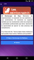 Horóscopo de Hoy gratis y predicciones del zodiaco تصوير الشاشة 1