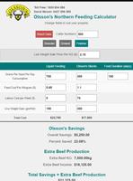 Olsson's Feed Calculator capture d'écran 2