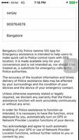 برنامه‌نما namma 100 App Bengaluru Police عکس از صفحه