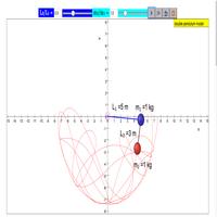 برنامه‌نما Double Pendulum Simulator عکس از صفحه