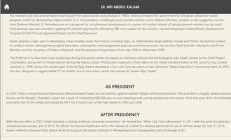 Kalam BioGraphy screenshot 1