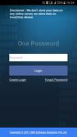 One Password الملصق