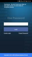 One Password Affiche