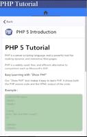 Learn PHP easy demo screenshot 1