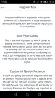 3 Schermata Tips for Pokemon Go