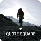 Quote square ไอคอน