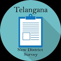 Telangana New Districts Survey poster