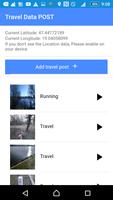 Travel Data Post with PHP backend ภาพหน้าจอ 1