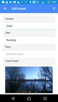 Travel Data Post with PHP backend скриншот 2