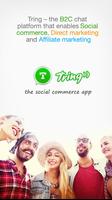 Tring - Social Commerce App الملصق