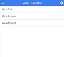 Visitor Registration Demo imagem de tela 1