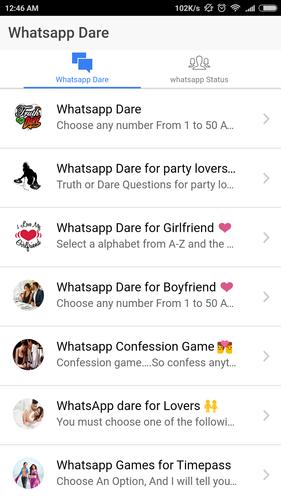 Truth Or Dare Status For Android Apk Download