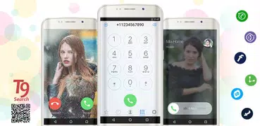 発信者の画面のダイヤラ