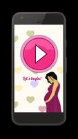 Poster Pregnancy test by selfie