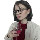 Wine girl icon