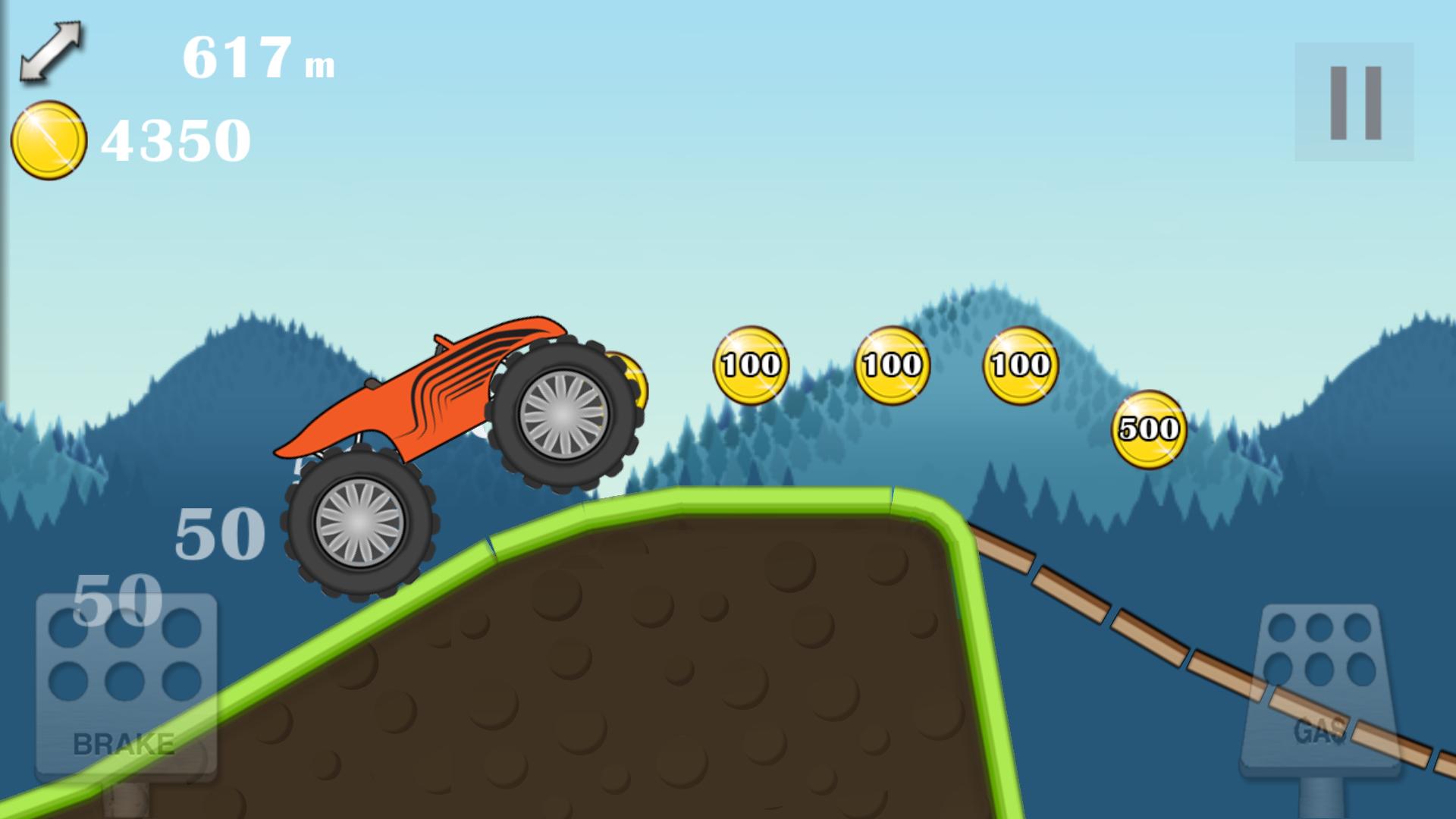 Cars hill climb race