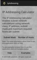 1 Schermata IP CALCULATOR