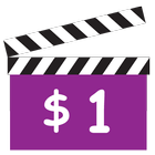 $1 Movies - free movie theater icône