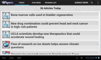 iPaperz Science News screenshot 1
