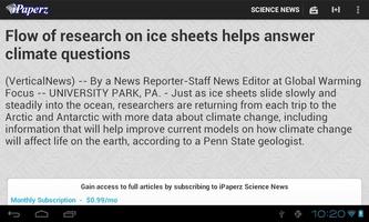 iPaperz Science News capture d'écran 3