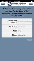 Appliance Warehouse Mobile captura de pantalla 1