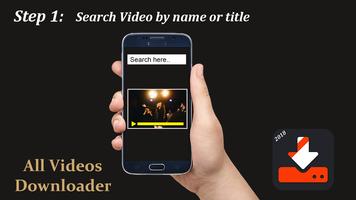 All Video Downloader HD 2018 Cartaz