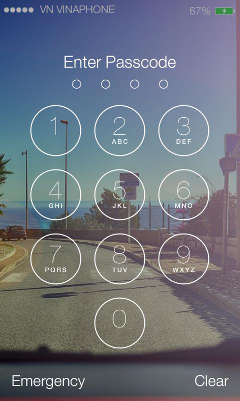 IOS 9 Lock Screen. Ilock lock screen os 17