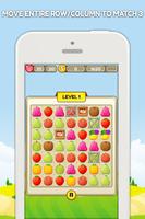 Fruiter - Match 3 Game Fruits ảnh chụp màn hình 1