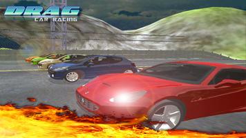Drag Car Racing Game Affiche