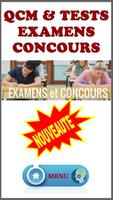 QCM & TESTS CONCOURS ポスター